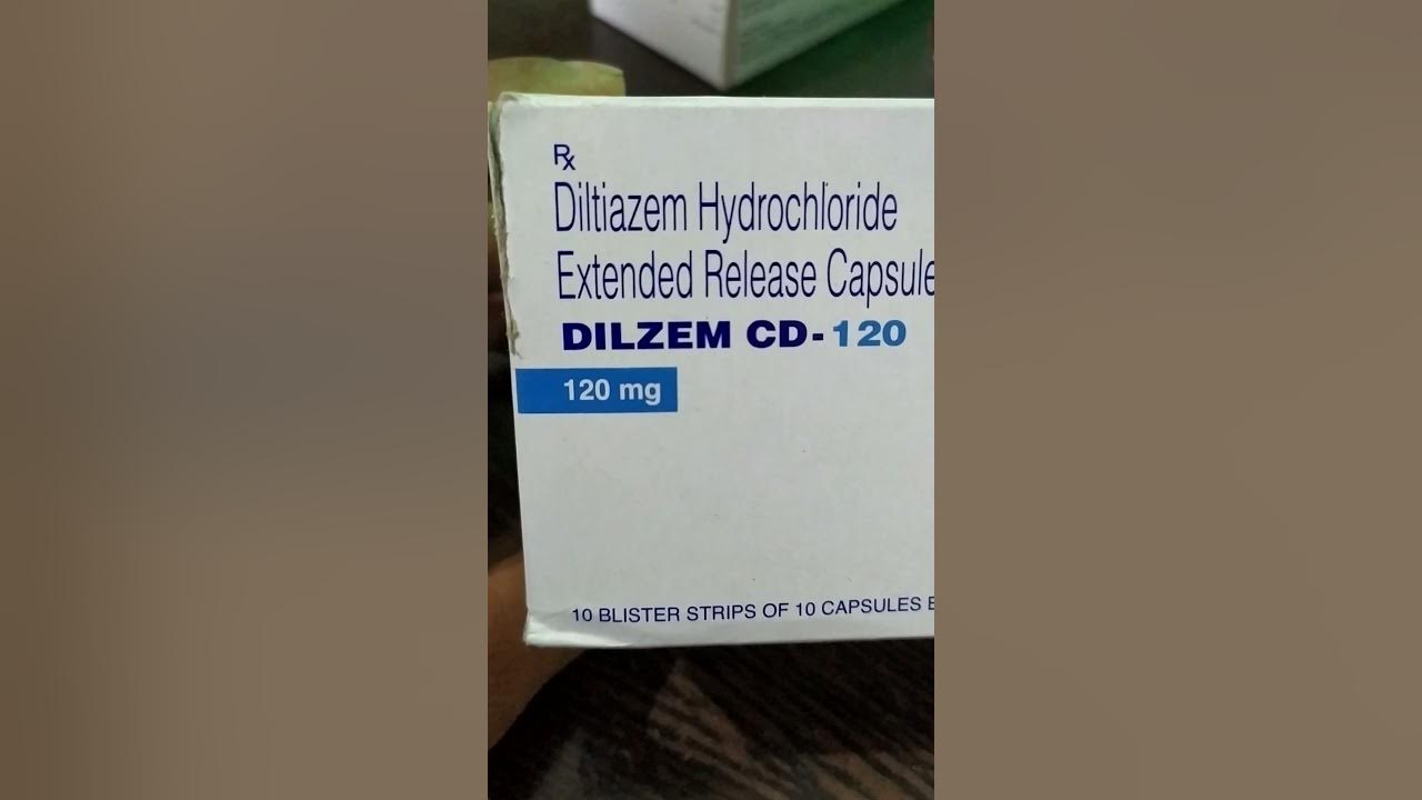 Diltiazem HCl ER 120mg tablet (DilzemCD 120) YouTube