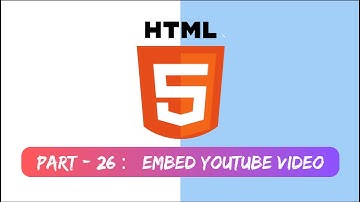 Complete HTML Tutorials for Beginners | Part -26 Embed Youtube Video in HTML | #html #codingroot