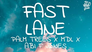 Palm Trees X MdL X Abi F Jones - Fast Lane (Lyrics) Resimi