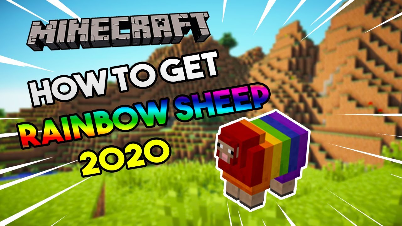 How To Get Rainbow Sheep In Minecraft 1.16.2 (2020) - YouTube