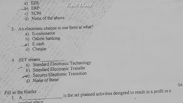 Bamu university syllabus 4th semester question paper IT Application in Business