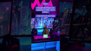 More monitors = more skill 👨🏼‍💻 More RGB = more focus 🌈 …enough said 😅 #memes #funny #programming #c