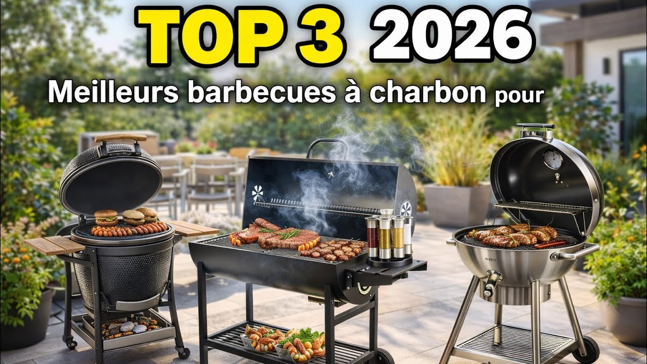 TOP 3 : Meilleurs barbecues à charbon pour 2026 