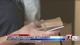 Apple 'slow phones' settlement