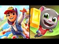 Subway Surf Vs Tom Gold Run 🧟🐸🙀🦊 Max All Levels Android iOS Gameplay SpeedRun 