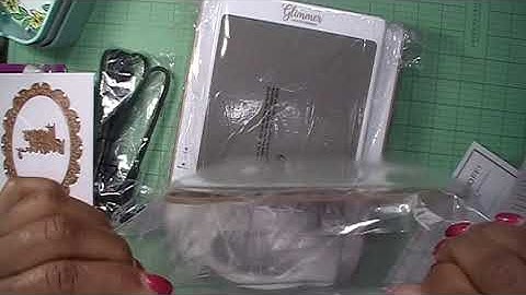 Unboxing a Spellbinder Glimmer Foil Machine and Sizzix Bigshot Switch Plus