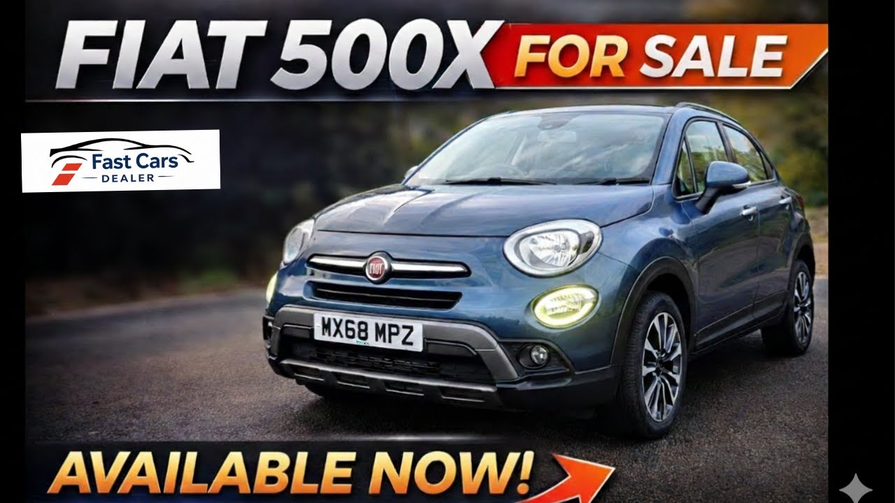 2018 Fiat 500X City Cross | 62,963 Miles | Finance & Warranty | Fast Cars Dealer