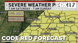 Severe weather prediction for the weekend ahead: Your Code Red Forecast screenshot 2