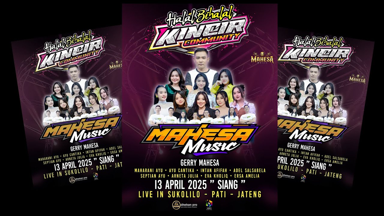 📡LIVE STREAMING ||  MAHESA MUSIC - HALAL BI HALAL KINCIR COMMUNITY