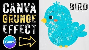 Grunge Effect Canva | Distressed T-Shirt & Text Design Tutorial