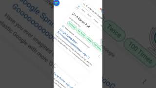 Do A Barrel Roll for 100 Times || Google Easter Eggs #Shorts