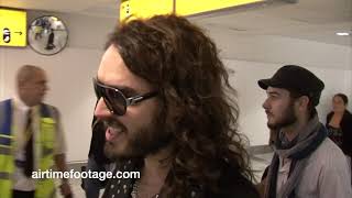 Russell Brand tells reporter 