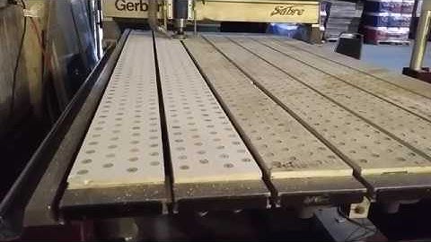 planing a Gerber Sabre 408 CNC router