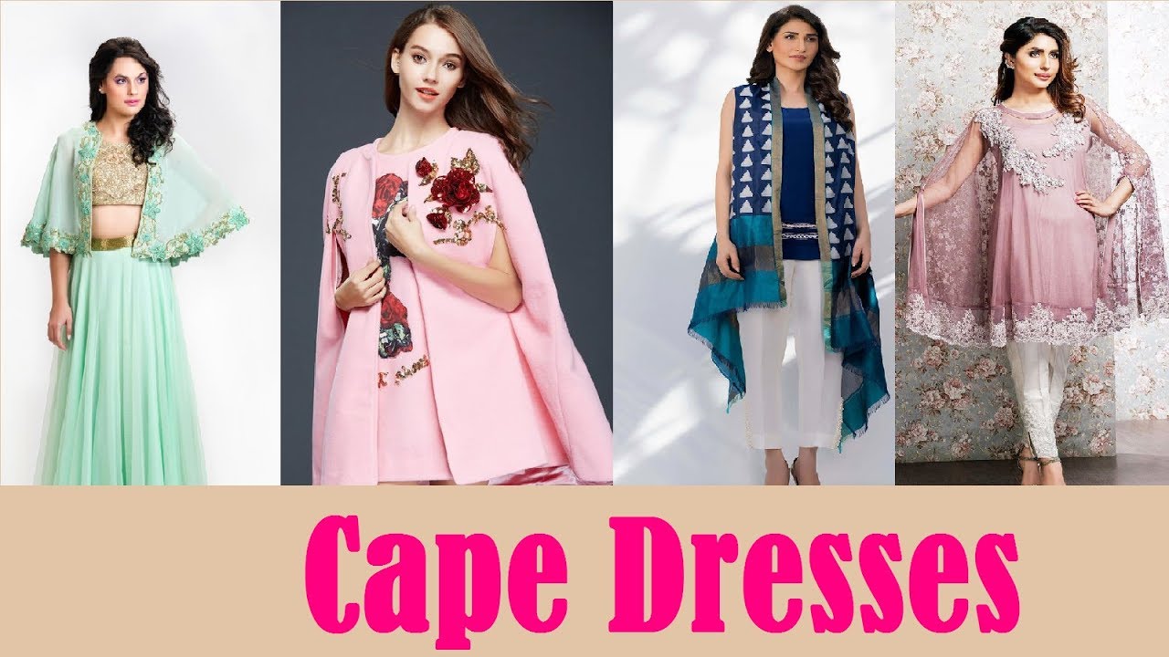 Latest pakistani cape dresses//latest cape dresses fashion  \ Fashion Alert