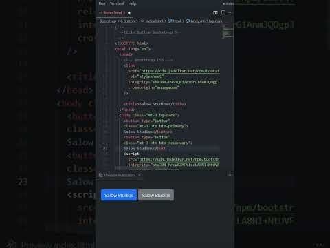 Buttons using Bootstrap
