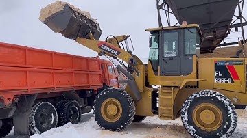 WEICHAI LOVOL FL936F II front end shovel loader working video