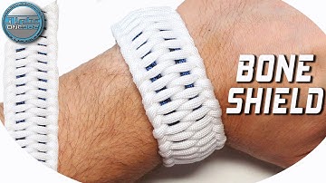 DIY Paracord Bracelet Bone Shield - World Of Paracord - How to make Paracord Bracelet Tutorial