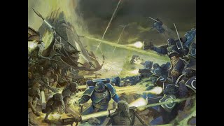 Батреп Warhammer 40000|SpaceMarines vs Necrons|1000pts