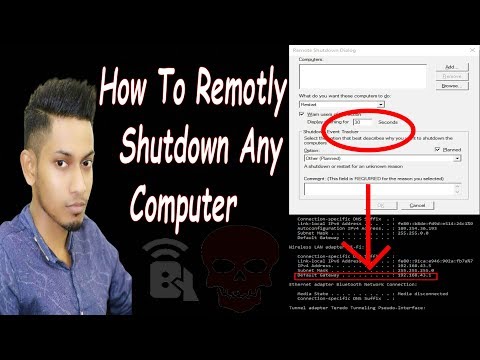 How to Remotely Shutdown any Computer Or Laptop with CMD New Tricks 2020