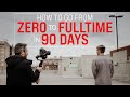 How to become a fulltime filmmaker in 90 days