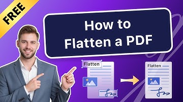 How to Flatten a PDF for FREE（Make PDF Uneditable）
