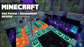 LETS BUILD! A Minecraft End Portal / Stronghold !