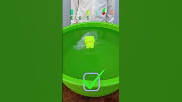 Kun jij raden hoeveel weefsel er zal drijven? #asmr #experiment # #satisfyingvideo #oddlysatisfying