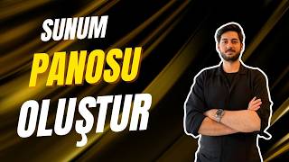Mimerra Eğitim Serisi 27. Video - Sunum Panosu Oluştur