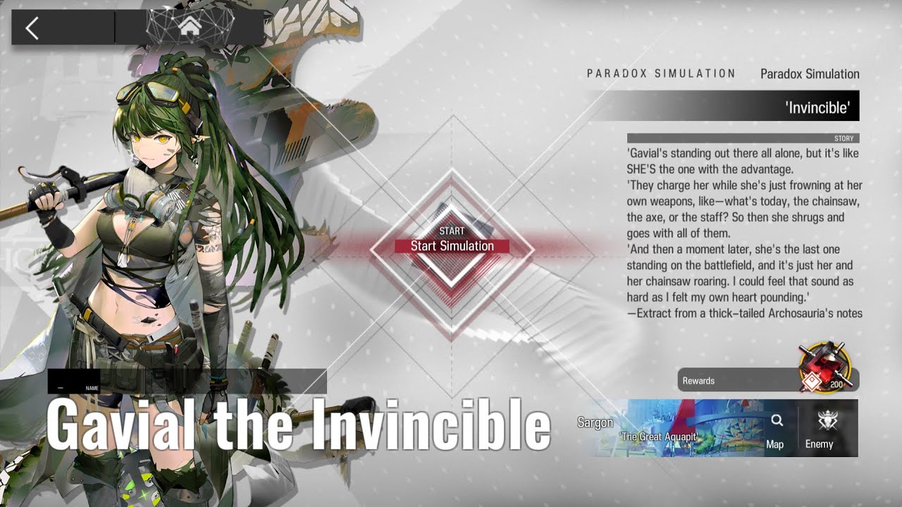 Arknights Paradox Simulation Gavial The Invincible Guide YouTube