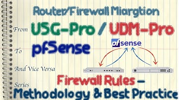 Router/Firewall Migration - UniFi USG-Pro/UDM-Pro/pfSense - Firewall Rules Methodology/Best Practice
