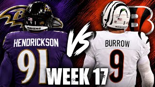 Ravens vs Bengals Week 17 Simulation | Madden 27 Rosters