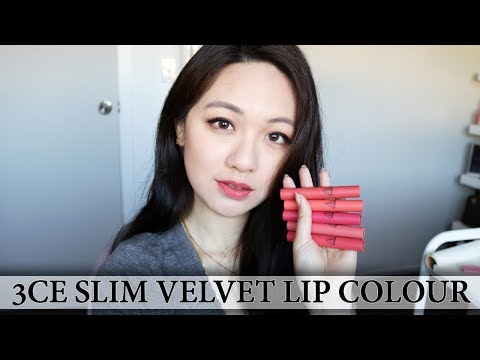 3CE HEART LIP POT REVIEW + SWATCHES 💘. 