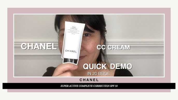 Chanel CC Cream Super Active Complete Correction Spf 50 Demo and Review 