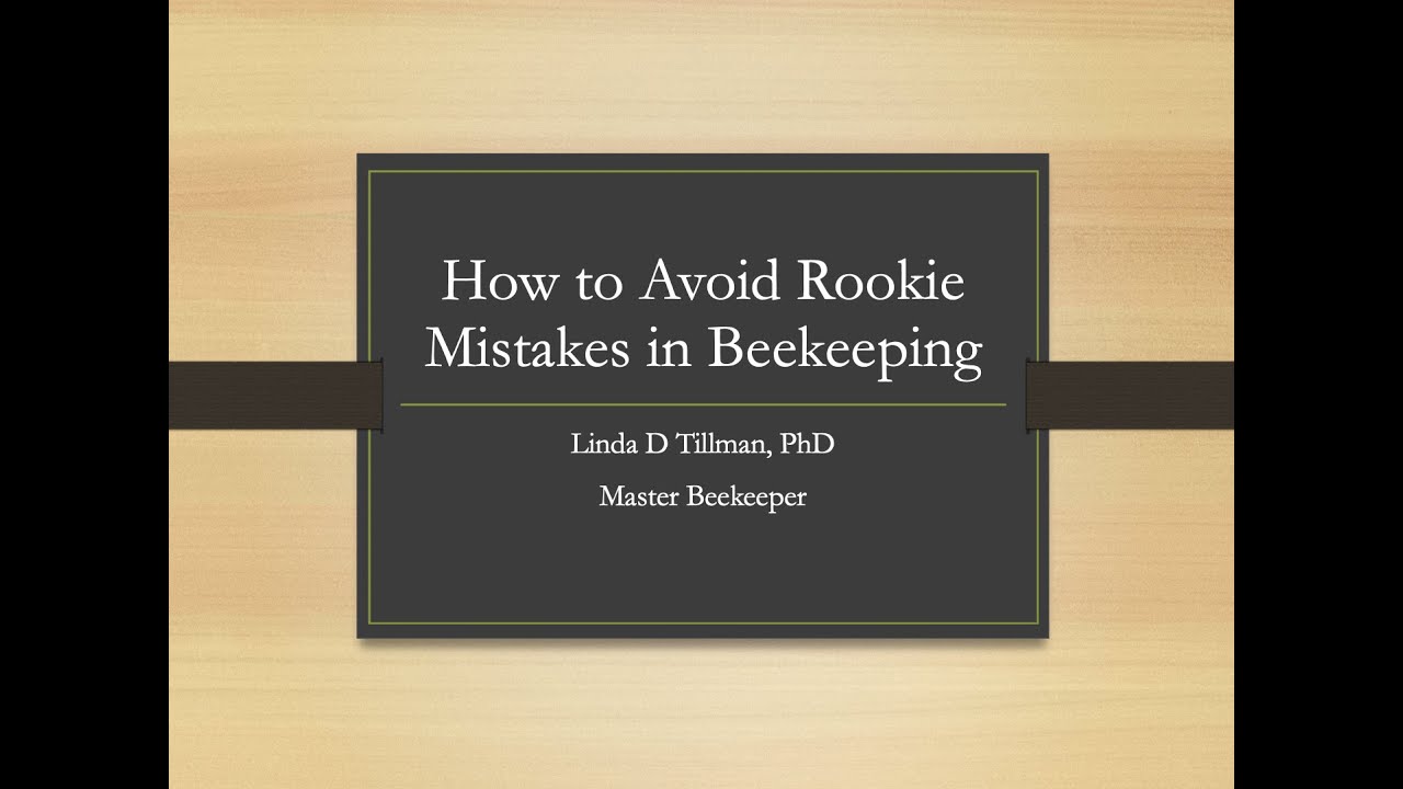 How to Avoid Rookie Mistakes in Beekeeping - YouTube