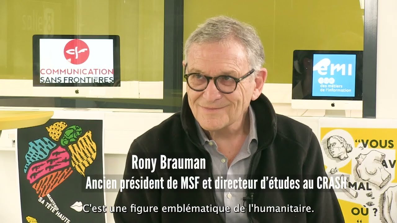 Interview de Rony Brauman  à l'occasion des 20 ans de Communication sans frontières - Paris 2023