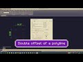 Double offset polyline || with Autolisp for CAD Software - Free tutorial#shortvideo