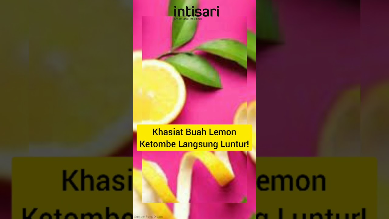Khasiat Buah Lemon: Ketombe Langsung Luntur! | #shorts 