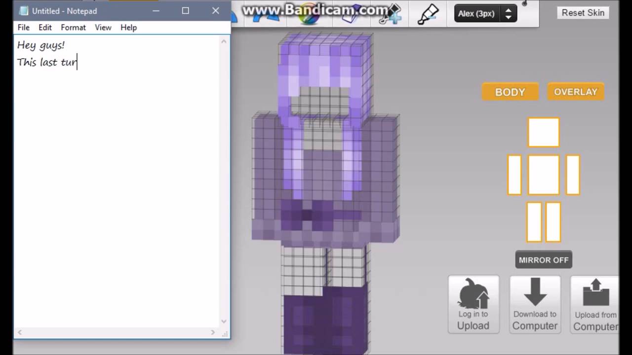 Edited Of Anime Girl Purple Hair Girl 3 End This Skin Is