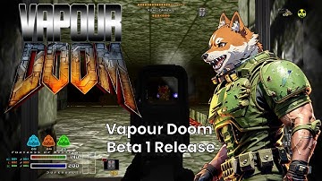 Vapour Doom Beta 1: Launch Trailer. Out now! 27 weapons, fast and deadly enemies, one hit kill mode!