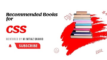 Recommended Books For CSS | Advanced Publishers\Books |M Imtiaz Shahid