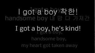 I Got A Boy - Girls' Generation Hangul and English Lyrics