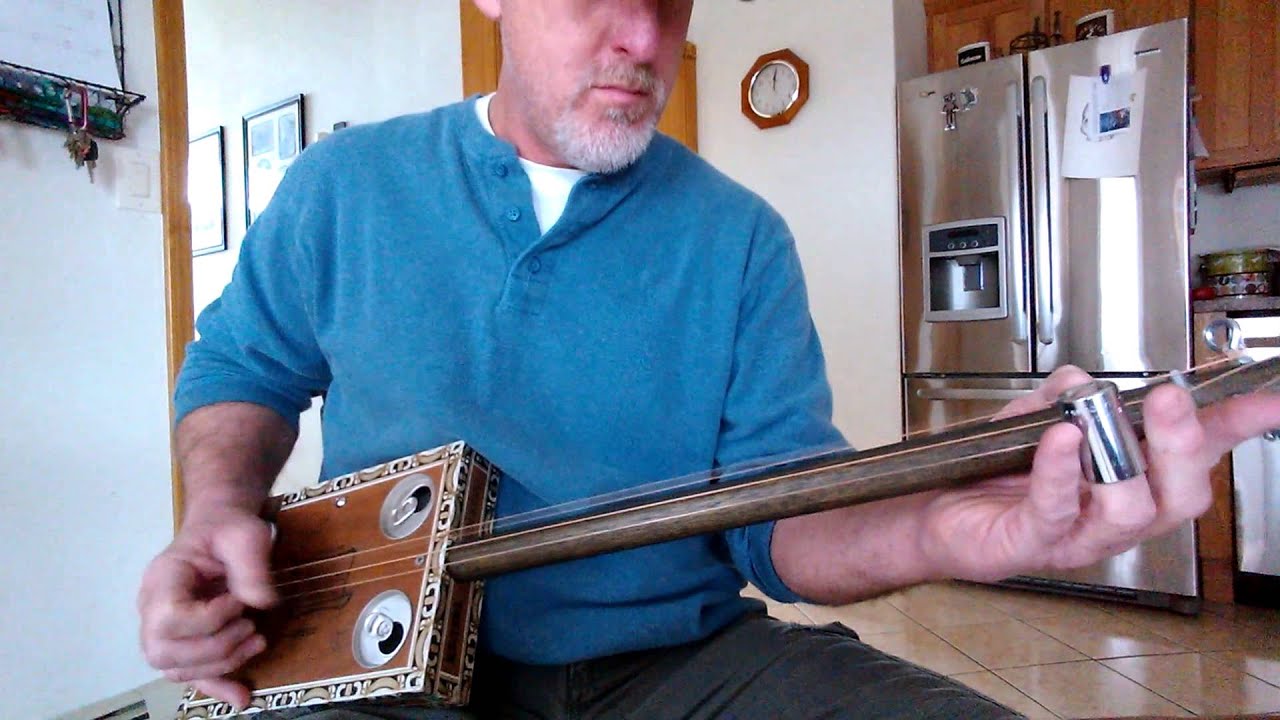 Cigar box guitar sound check YouTube