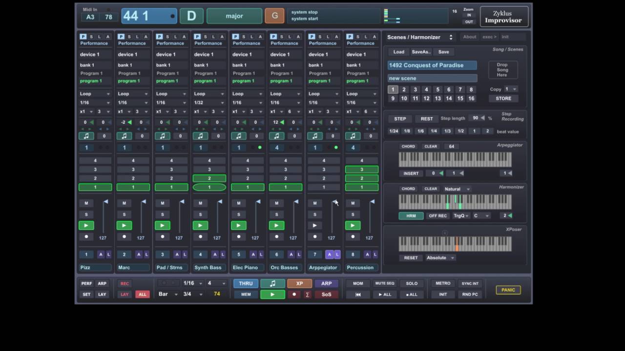 1492: Conquest of Paradise - Zyklus Arrangement Breakdown