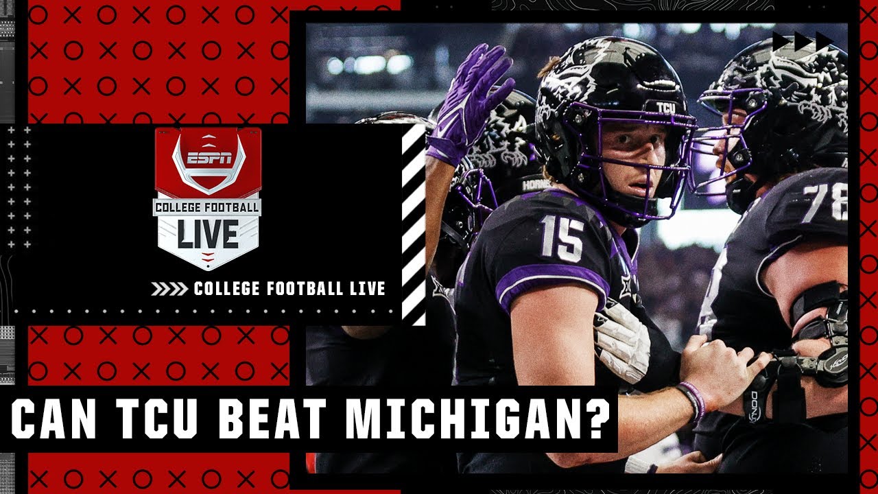 Can TCU beat Michigan? College Football Live