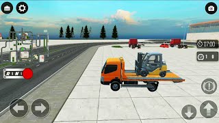 Mini Truck Transport Dozer & Fork Lift Simulator - Build Road Smooth & Construct - Android Gameplay screenshot 3