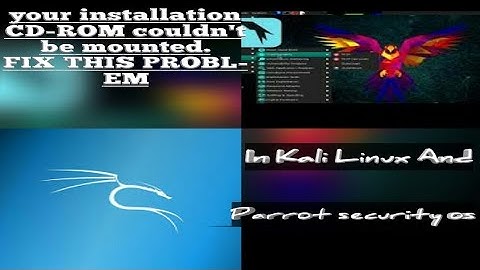 (Your installation CD ROM couldn