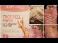 Soft Touch Foot Peel Mask Exfoliating Foot Treatment Review #footpeel #softtouch #footmask