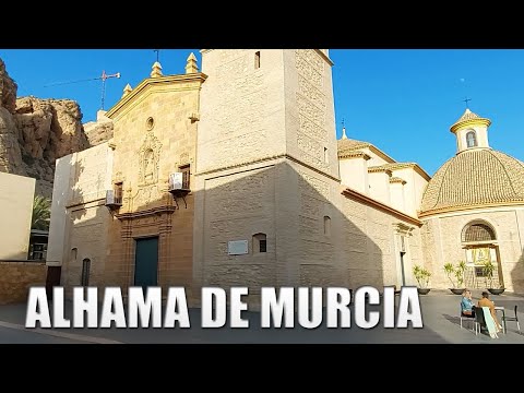 Walking Through the Historical Center of a Village in Southern Spain: Alhama de Murcia