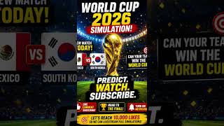 002. 🏆 Full World Cup Simulation Begins Today!