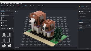 Lego set: BrickHeadz:40543 in Bricklink Studio